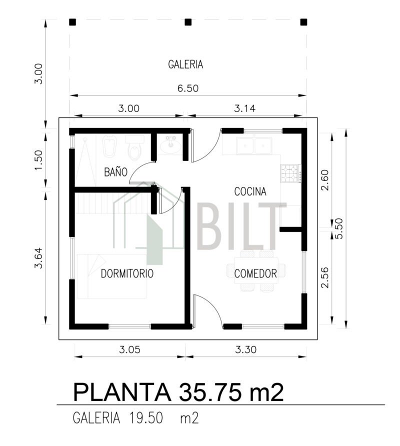 Vivienda 55.25 m2 - Imagen 2
