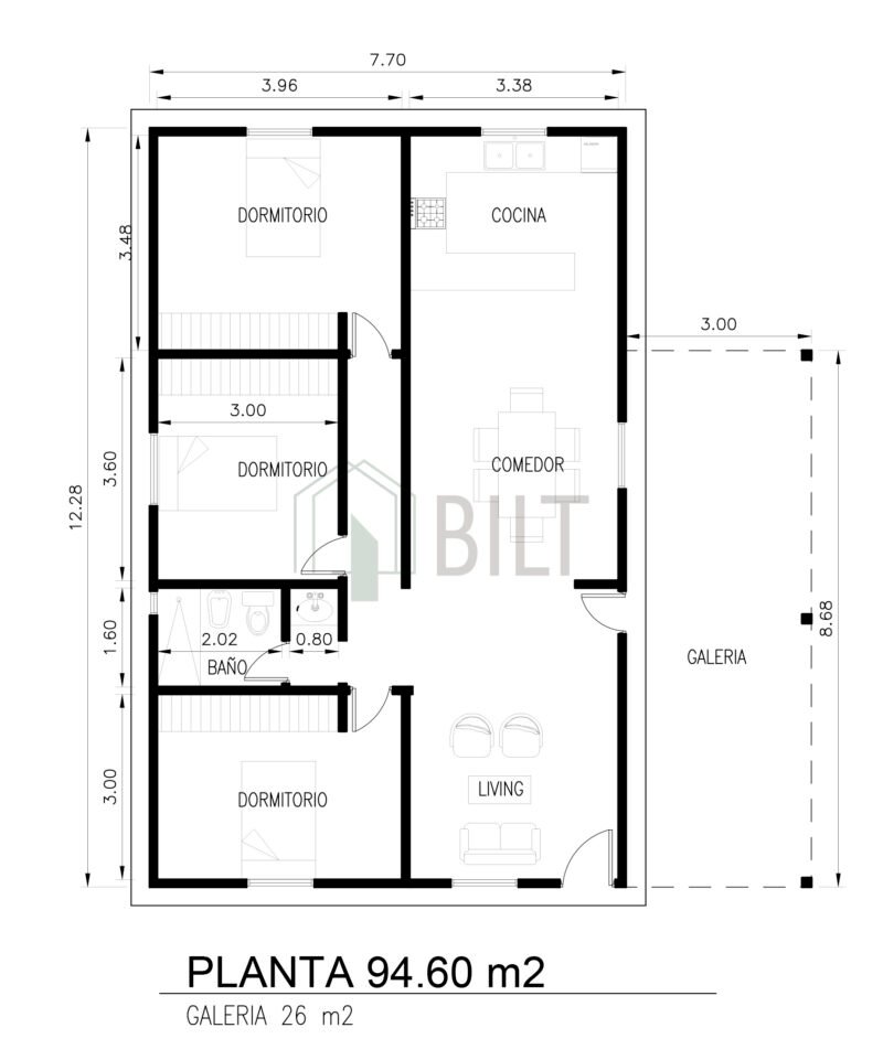 Vivienda 120.60 m2 - Imagen 2