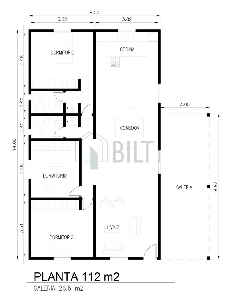 Vivienda 137.60 m2 - Imagen 2